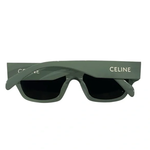 Celine Monochroms CL40197U 54MM Square Acetate Frame Smoke  display picture 1